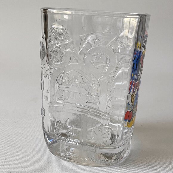 Disney Mickey Mouse Glass Cup 2000 Vintage Collectible McDonald’s 3D France - Picture 3 of 8